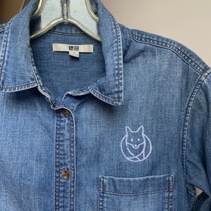 Uniqlo Denim Button Up